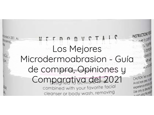 Los Mejores Microdermoabrasion - Guía de compra, Opiniones y Comparativa de 2024