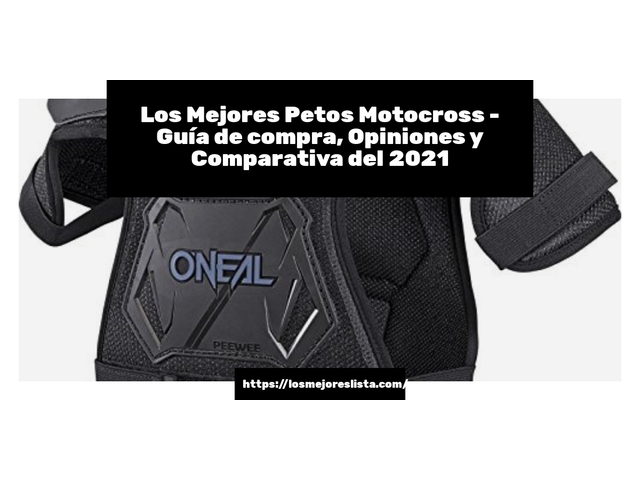 Los Mejores Petos Motocross - Guía de compra, Opiniones y Comparativa de 2024