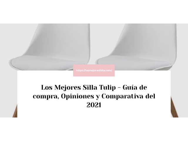 Los Mejores Silla Tulip - Guía de compra, Opiniones y Comparativa de 2024