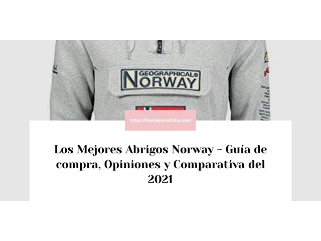 Los Mejores Abrigos Norway - Guía de compra, Opiniones y Comparativa de 2024