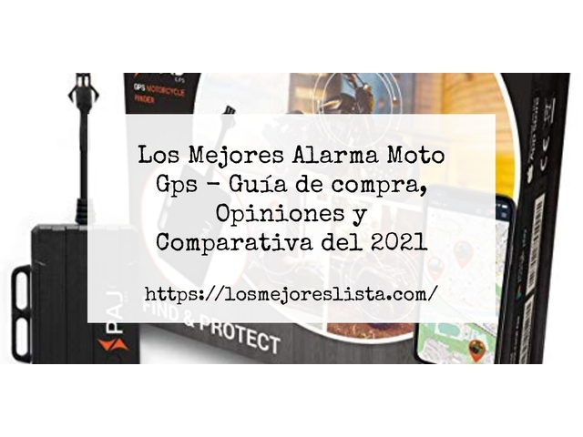 Los Mejores Alarma Moto Gps - Guía de compra, Opiniones y Comparativa de 2024