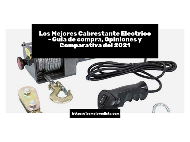 Los Mejores Cabrestante Electrico - Guía de compra, Opiniones y Comparativa de 2024