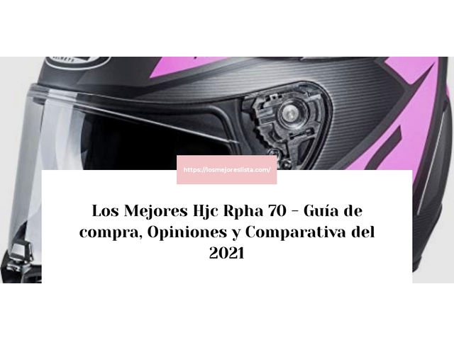 Los Mejores Hjc Rpha 70 - Guía de compra, Opiniones y Comparativa de 2024