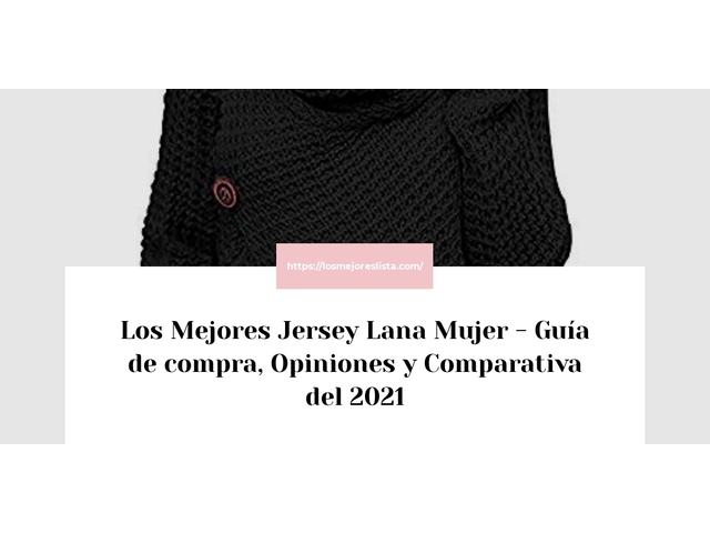 Los Mejores Jersey Lana Mujer - Guía de compra, Opiniones y Comparativa de 2024