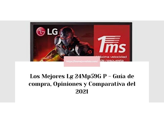 Los Mejores Lg 24Mp59G P - Guía de compra, Opiniones y Comparativa de 2024