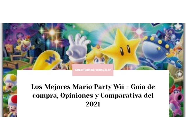 Los Mejores Mario Party Wii - Guía de compra, Opiniones y Comparativa de 2024