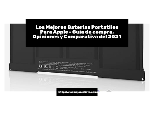 Los Mejores Baterias Portatiles Para Apple - Guía de compra, Opiniones y Comparativa de 2024