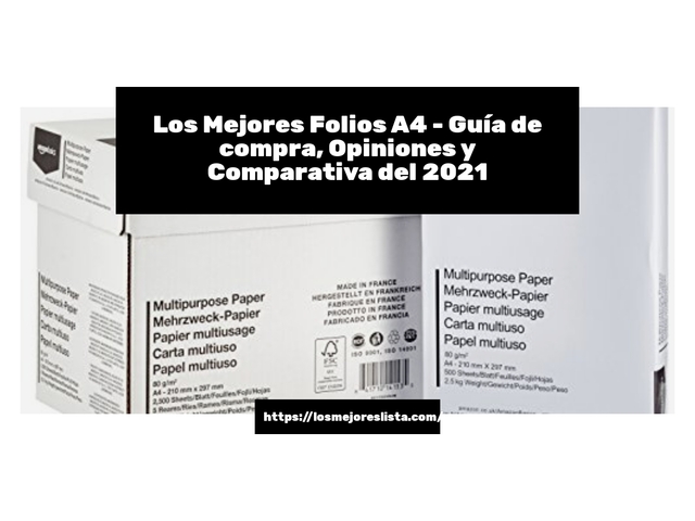 Los Mejores Folios A4 - Guía de compra, Opiniones y Comparativa de 2024