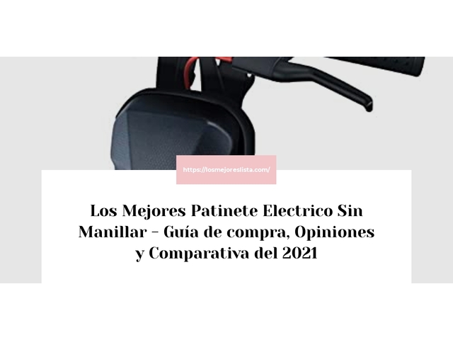 Los Mejores Patinete Electrico Sin Manillar - Guía de compra, Opiniones y Comparativa de 2024