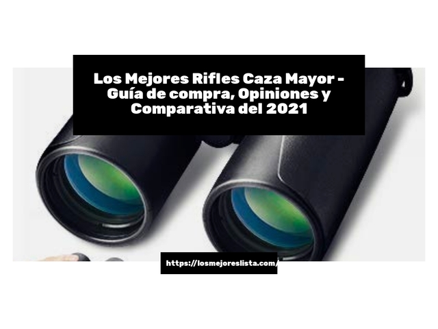 Los Mejores Rifles Caza Mayor - Guía de compra, Opiniones y Comparativa de 2024