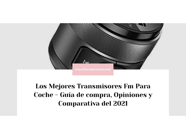 Los Mejores Transmisores Fm Para Coche - Guía de compra, Opiniones y Comparativa de 2024