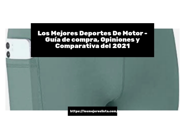 Los Mejores Deportes De Motor - Guía de compra, Opiniones y Comparativa de 2024