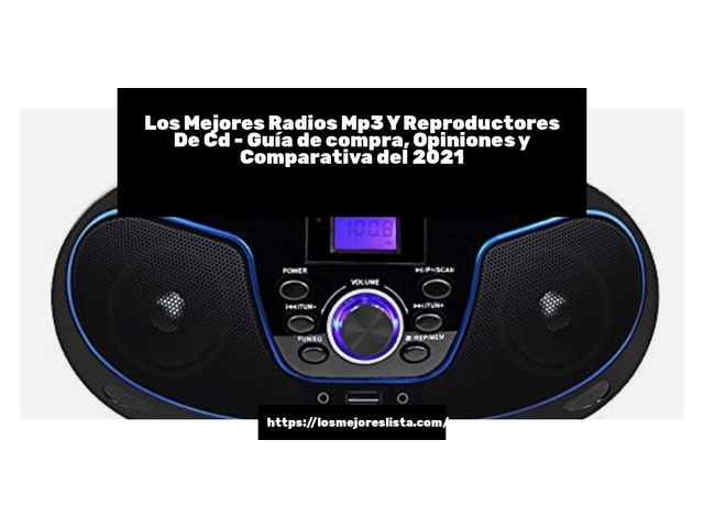 Los Mejores Radios Mp3 Y Reproductores De Cd - Guía de compra, Opiniones y Comparativa de 2024